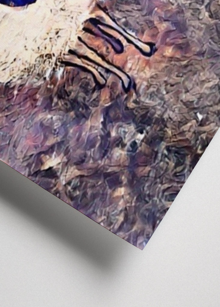 Sheep in a colorful pasture