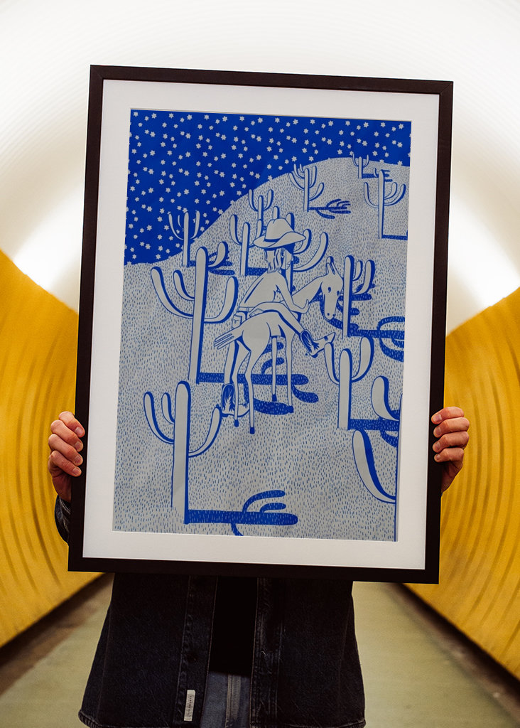 Cowboy In The Desert