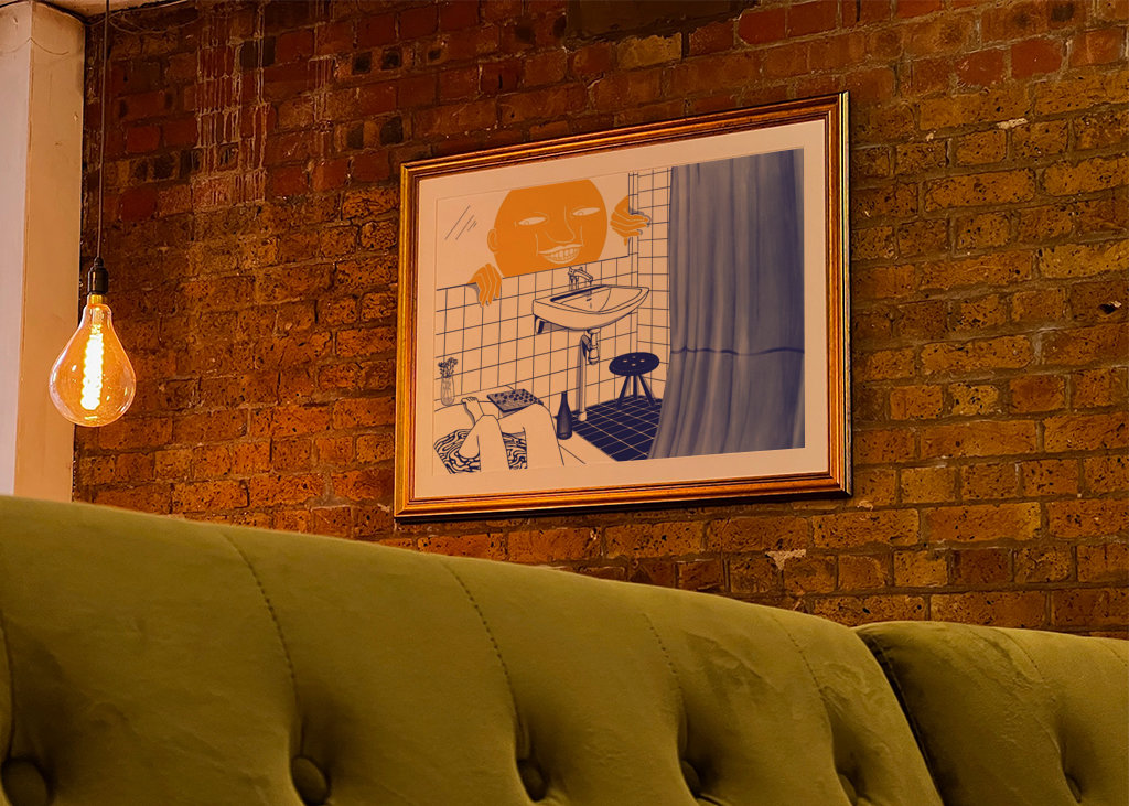 Badkaret och gästen