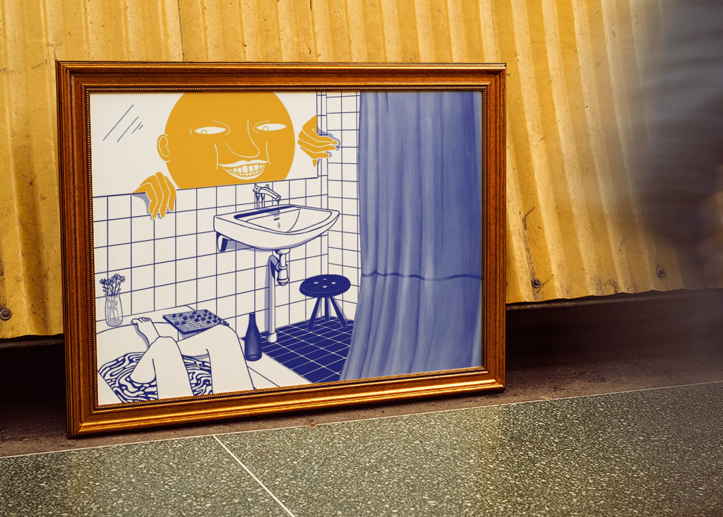 Badkaret och gästen