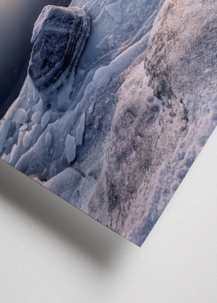 Freezing Baltic Sea Sunset