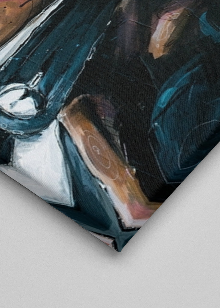 Amy Winehouse painting.