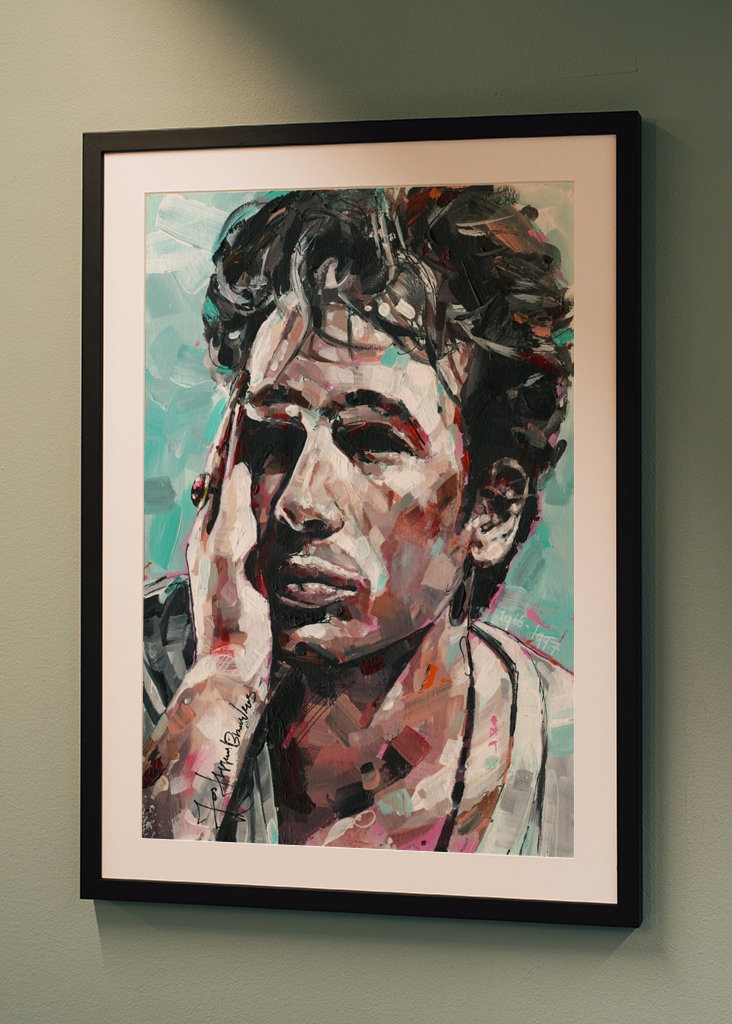 Jeff Buckley painting.