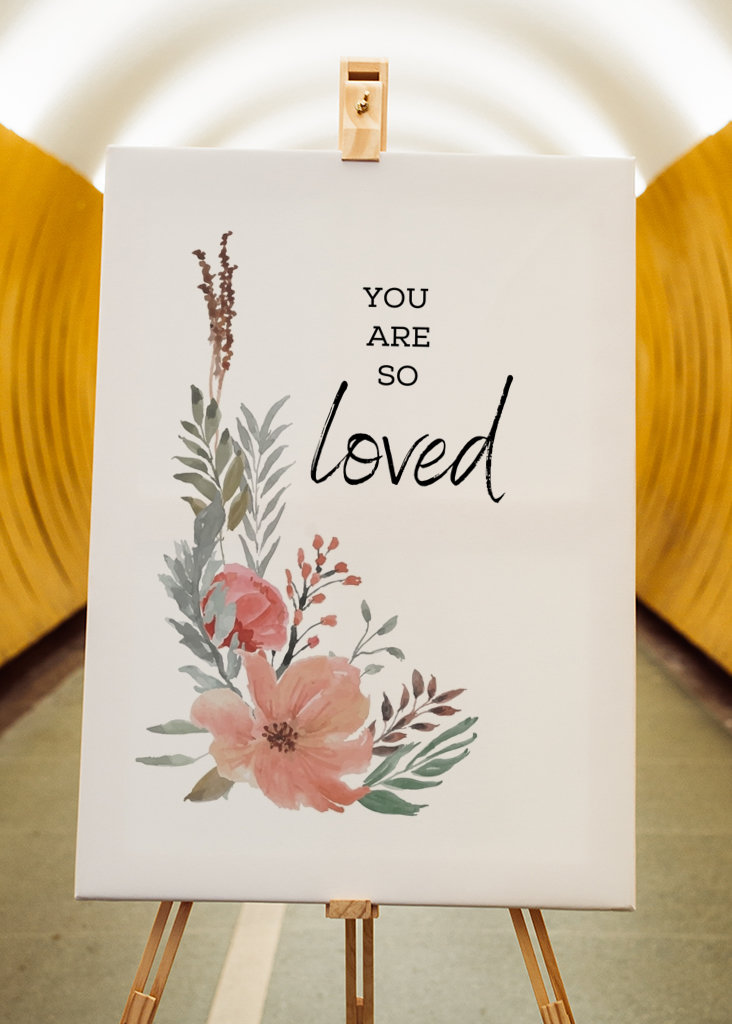You are so Loved Nursery Print