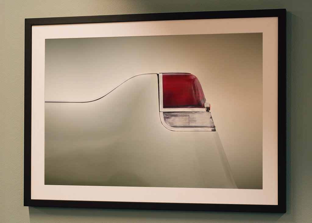 US classic car 1956 Tail fin