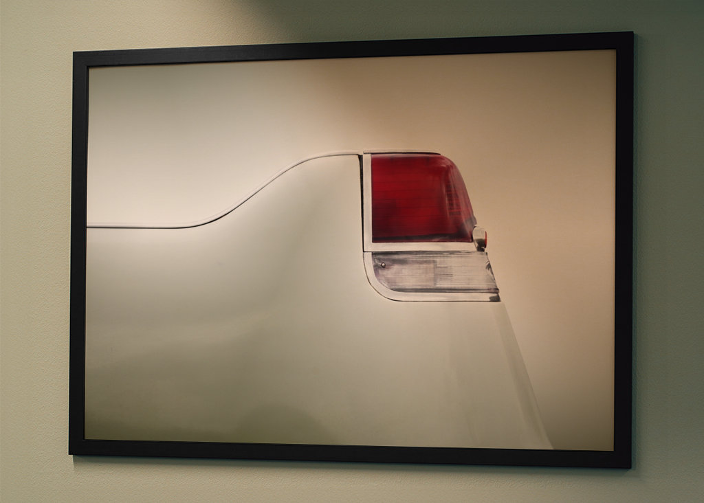 US classic car 1956 Tail fin