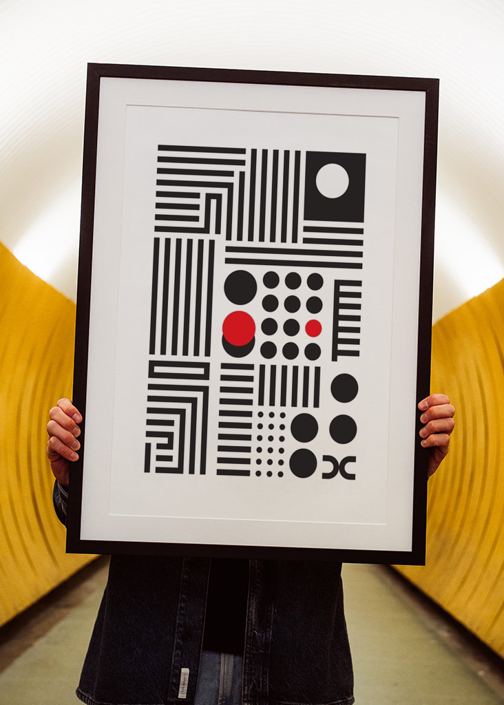 Black white red order