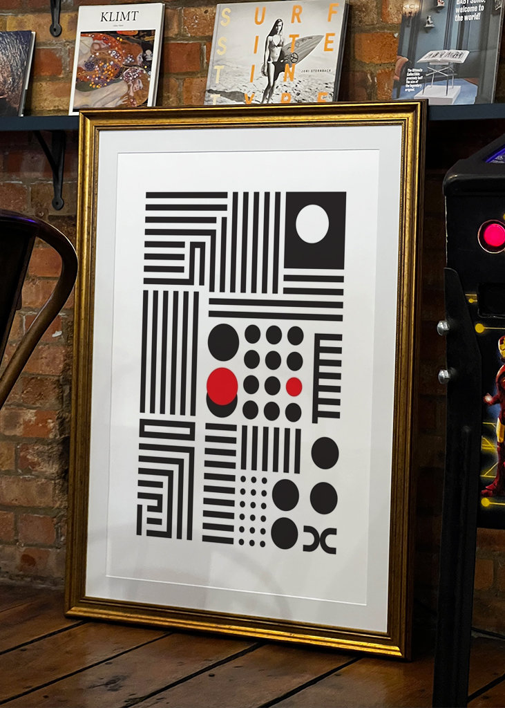 Black white red order