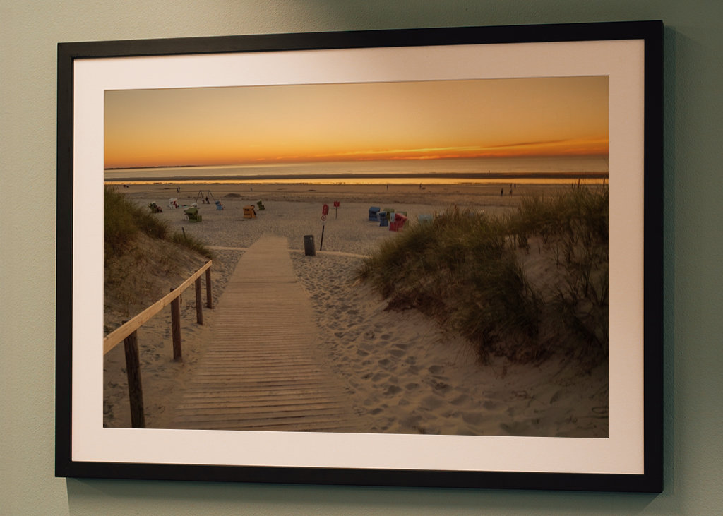 dunes and beach at the sea