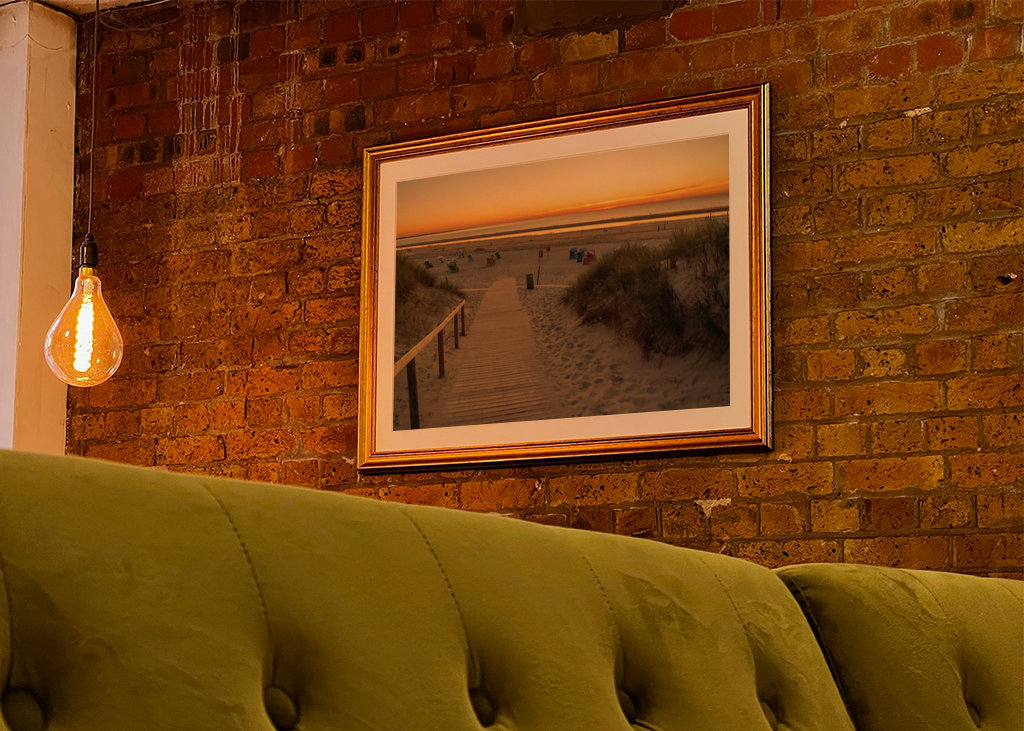 dunes and beach at the sea