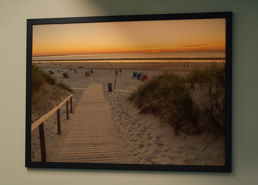 dunes and beach at the sea