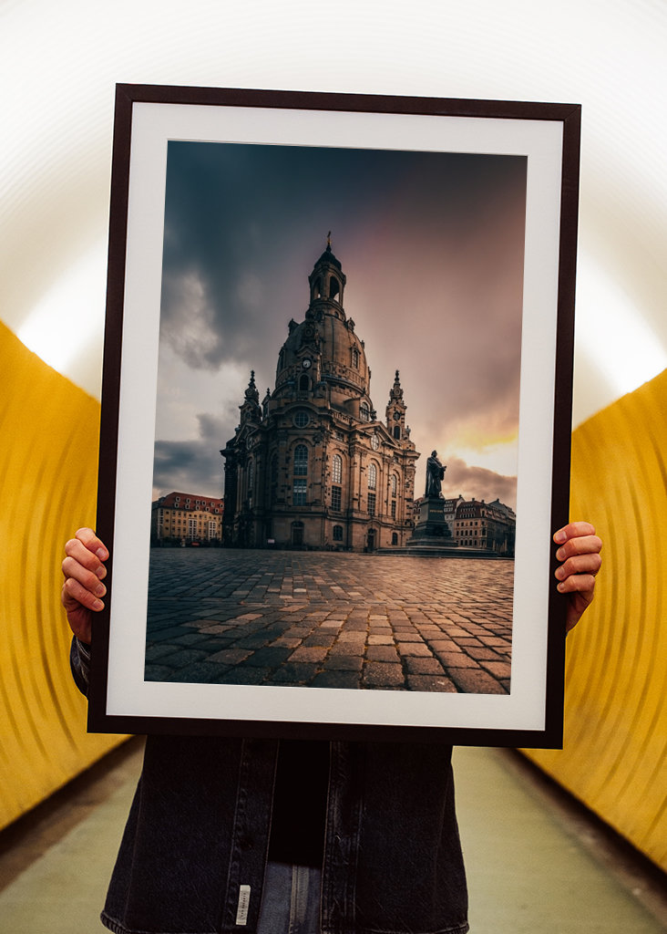 morning, Dresden Frauenkirche