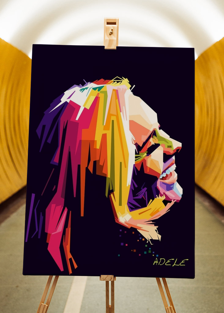 Adele Sweet Smile Popart