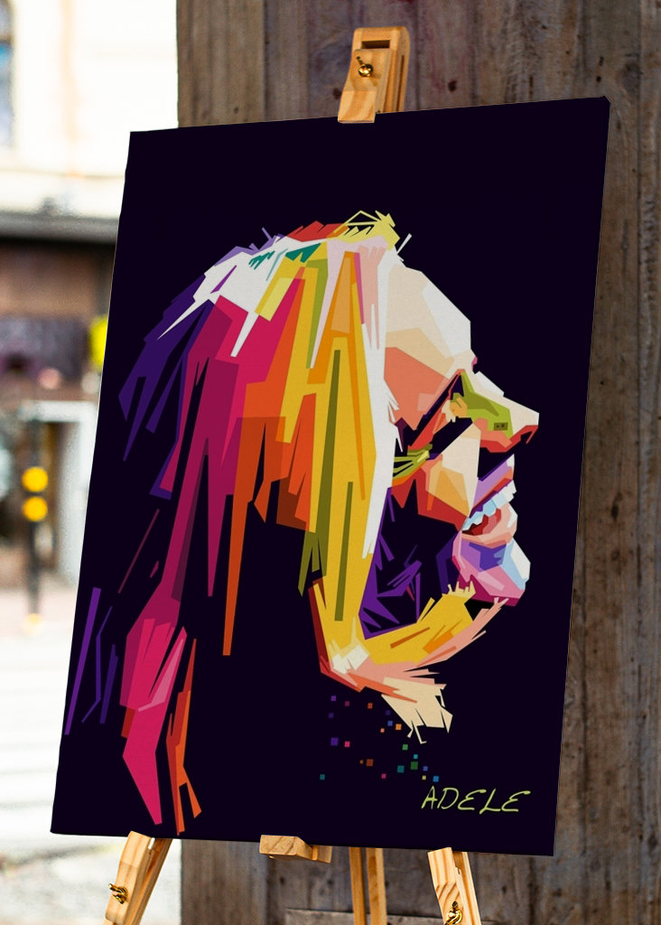 Adele Sweet Smile Popart