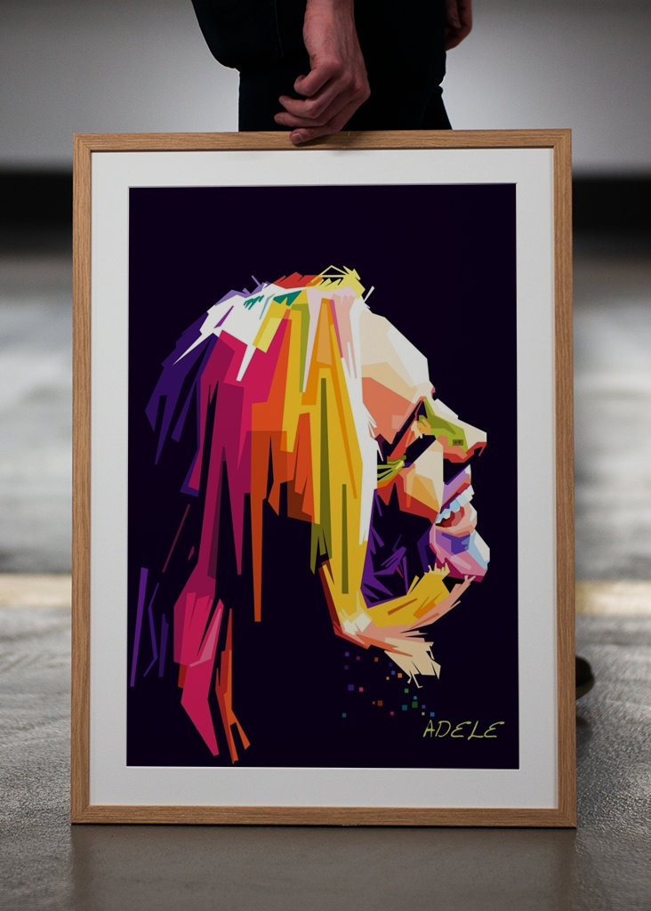 Adele Sweet Smile Popart