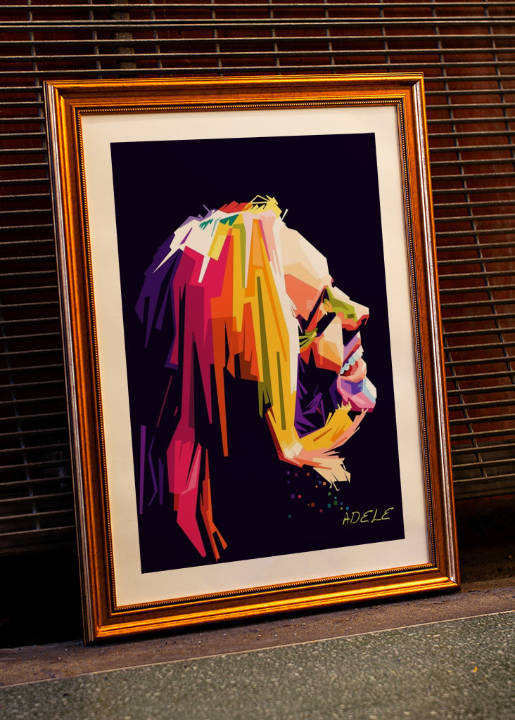 Adele Sweet Smile Popart