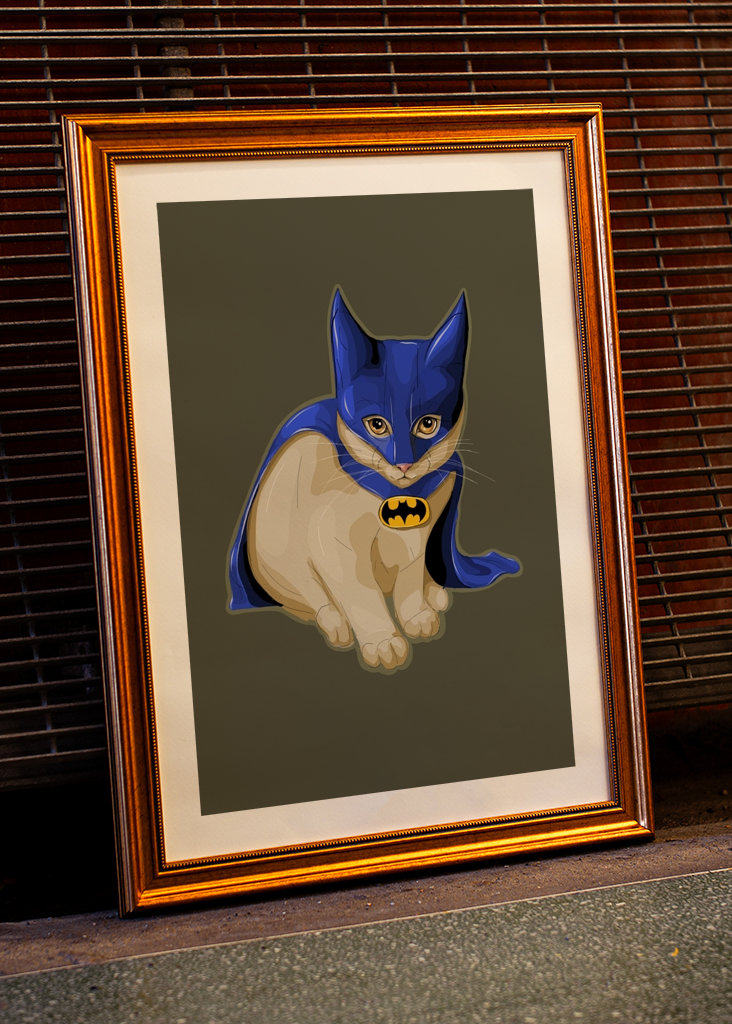 Batman cat