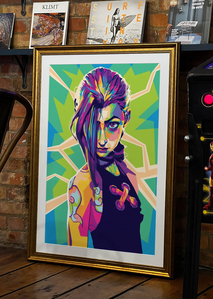 Jinx Arcane Tv show pop art