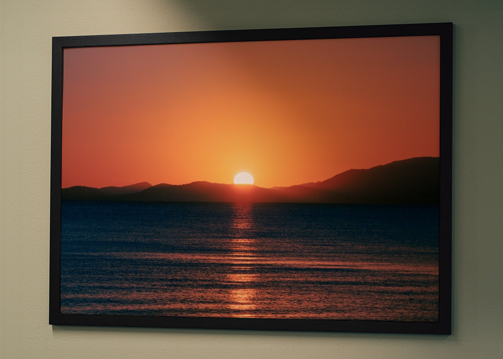 Sunset over the ocean