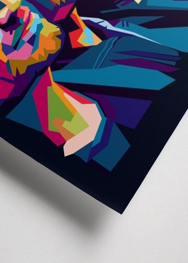 U2 Band Pop Art Style