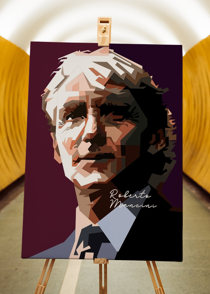 Roberto Mancini Retro Soccer