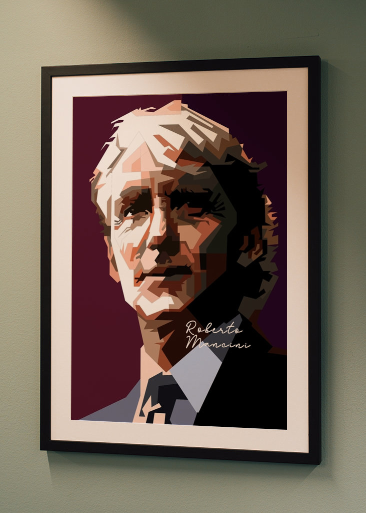 Roberto Mancini Retro Soccer