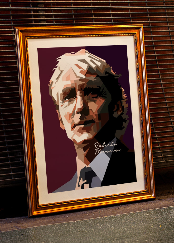 Roberto Mancini Retro Soccer