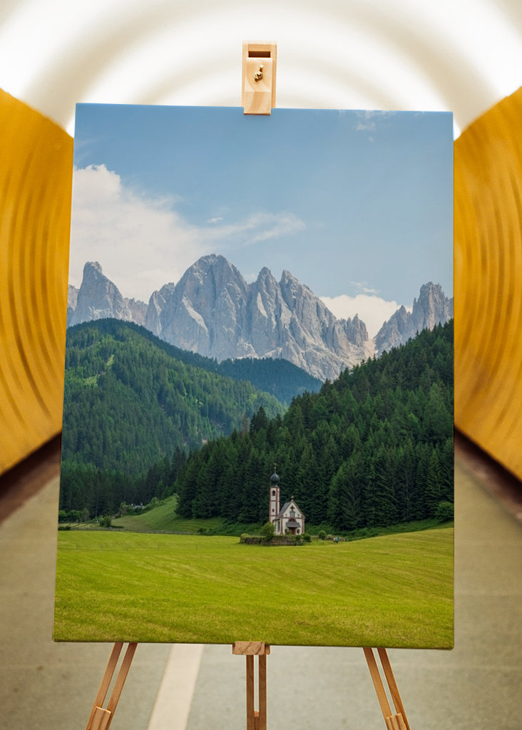 Church in the Dolomites