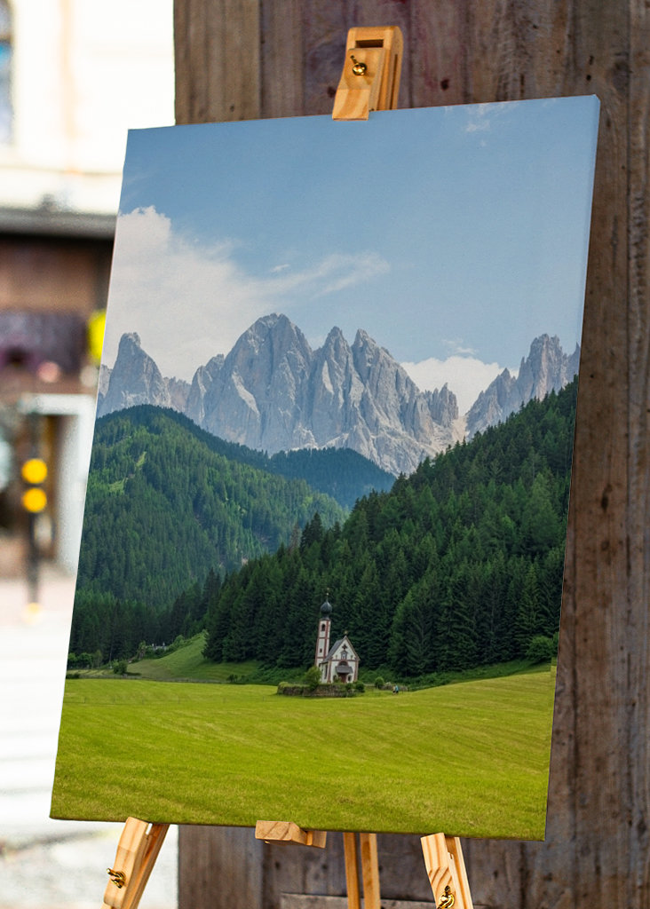 Church in the Dolomites