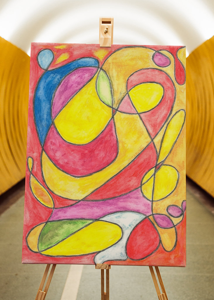 Trilogy of Red Blue and Yellow