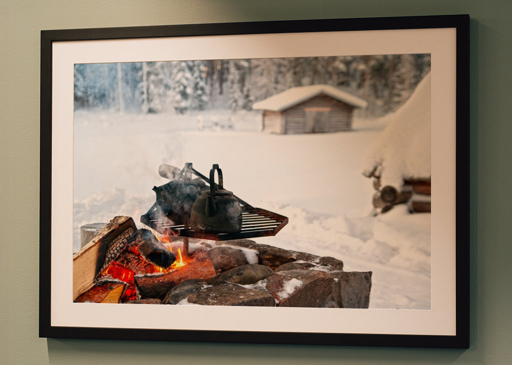 Coffemaker over open fire