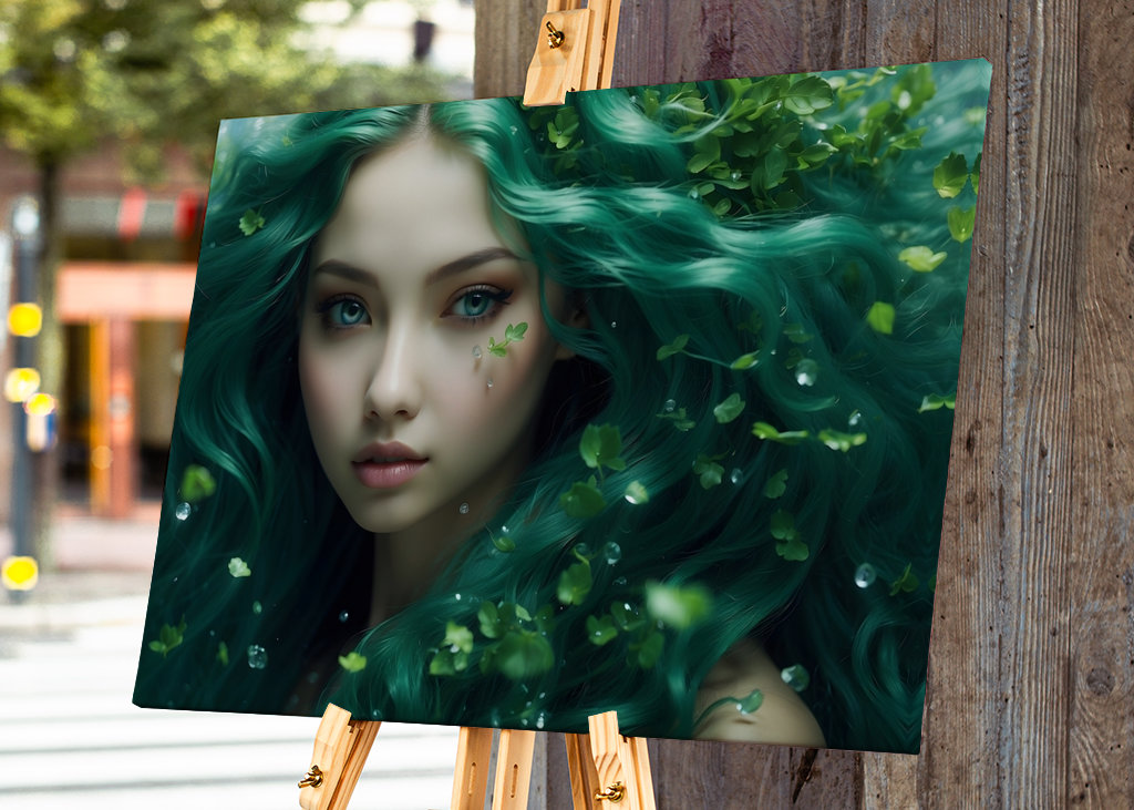 Green mermaid