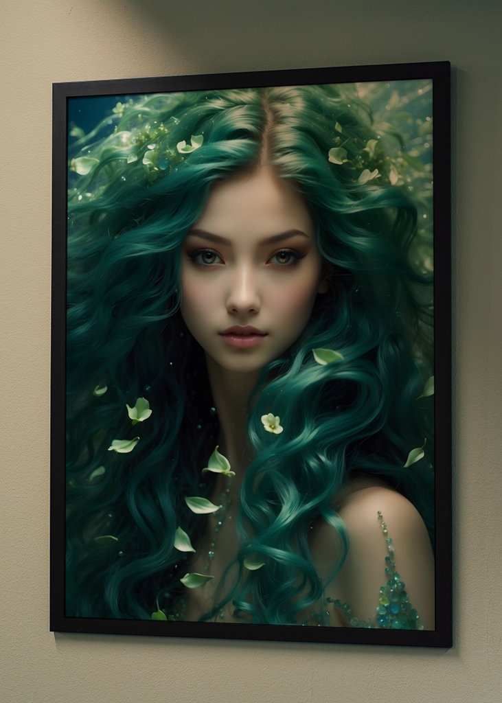 Green mermaid