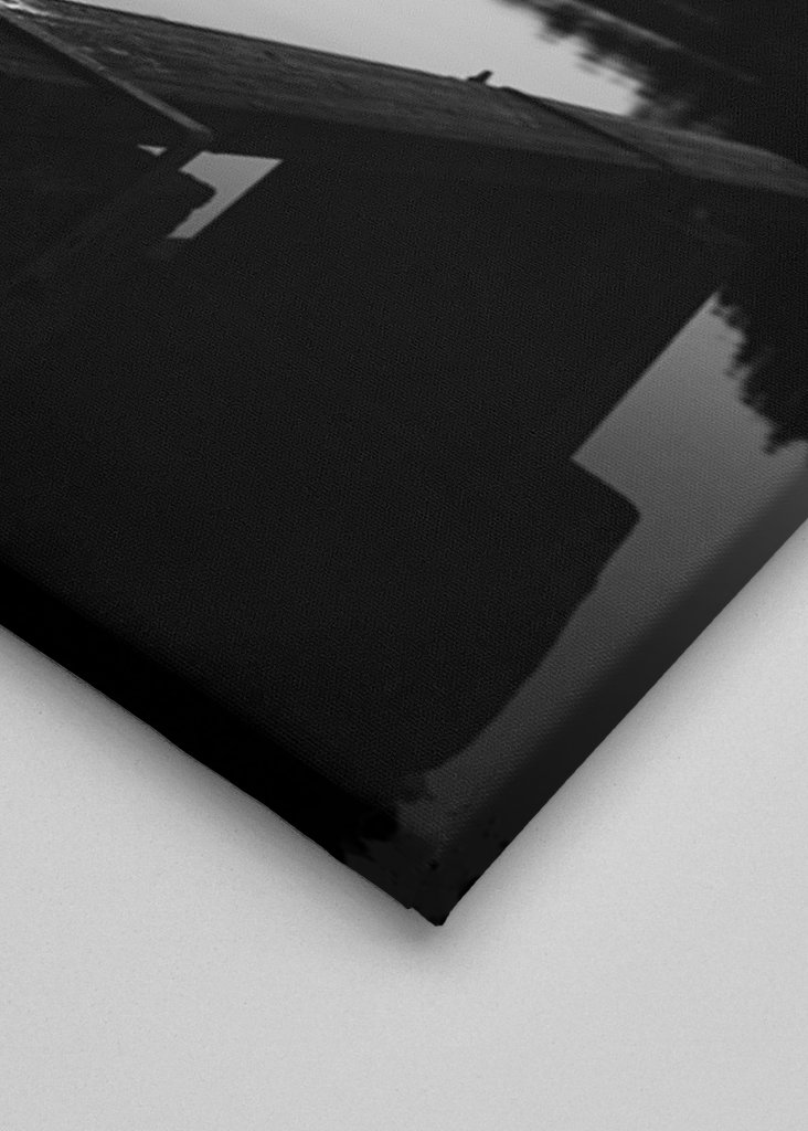 Dreaming man in sunset.