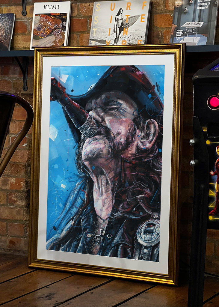 Lemmy Kilmister painting.