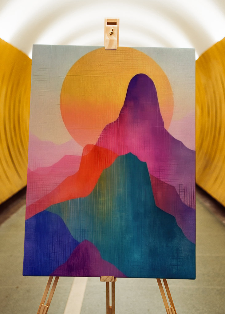 Bright Abstract Landscape 1