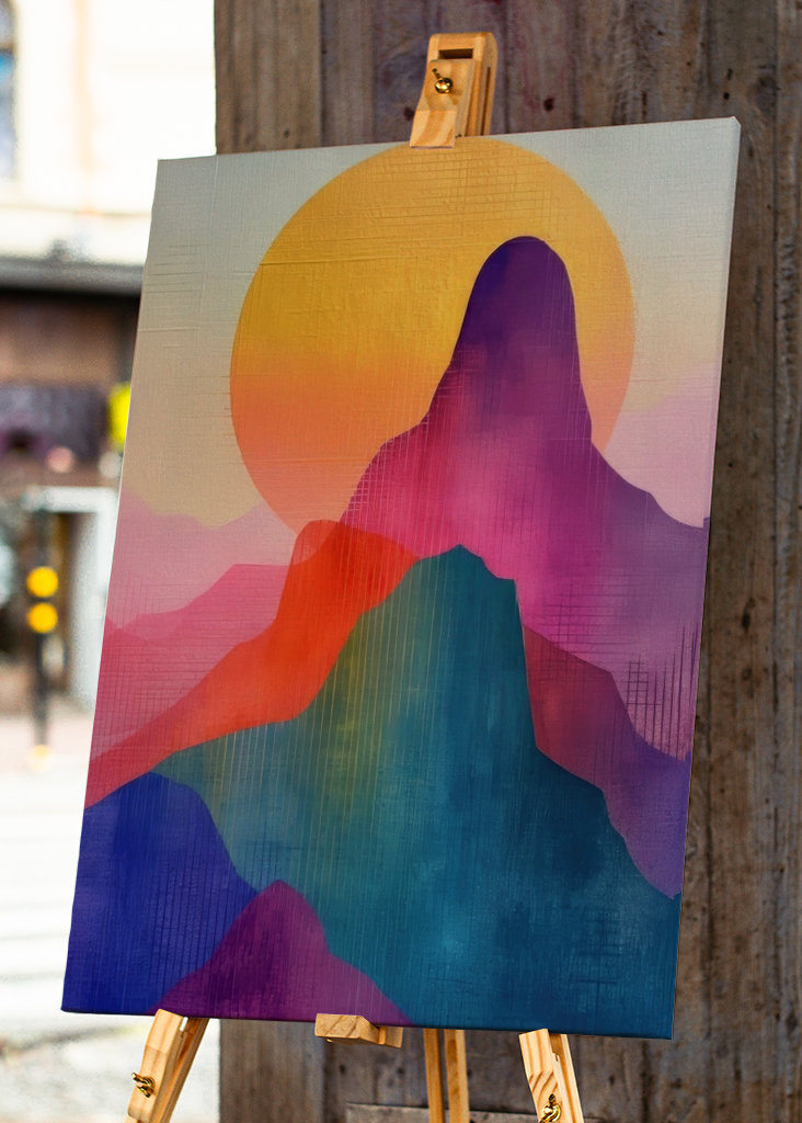 Bright Abstract Landscape 1