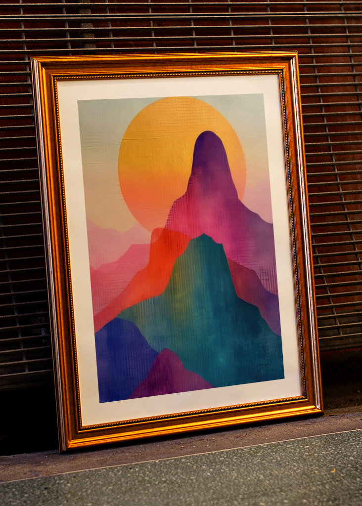 Bright Abstract Landscape 1