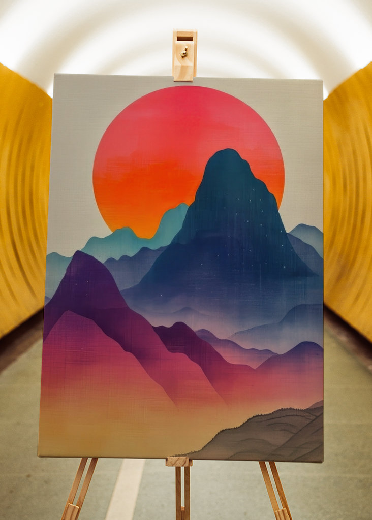 Bright Abstract Landscape 3