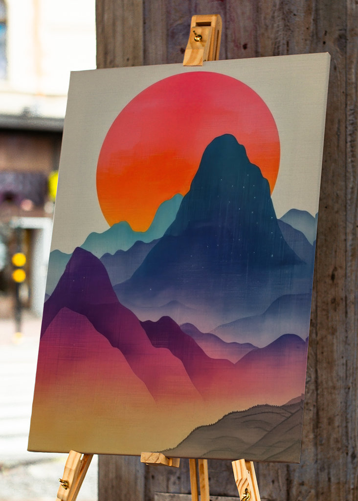 Bright Abstract Landscape 3