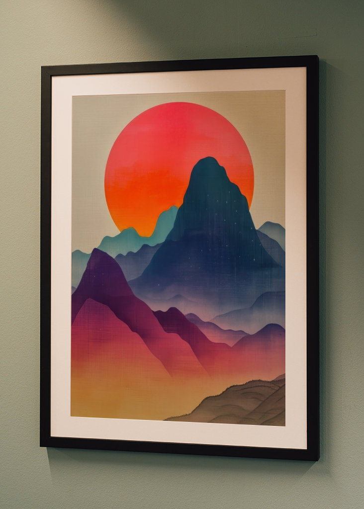 Bright Abstract Landscape 3