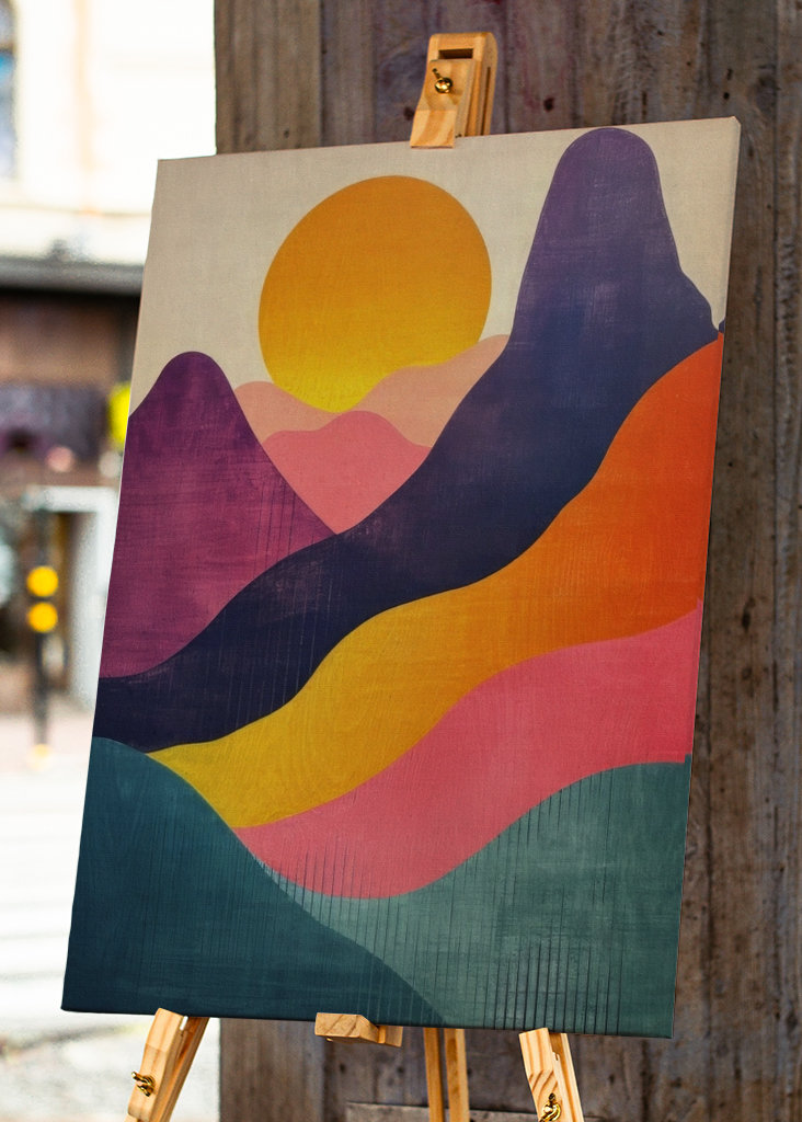 Bright Abstract Landscape 4