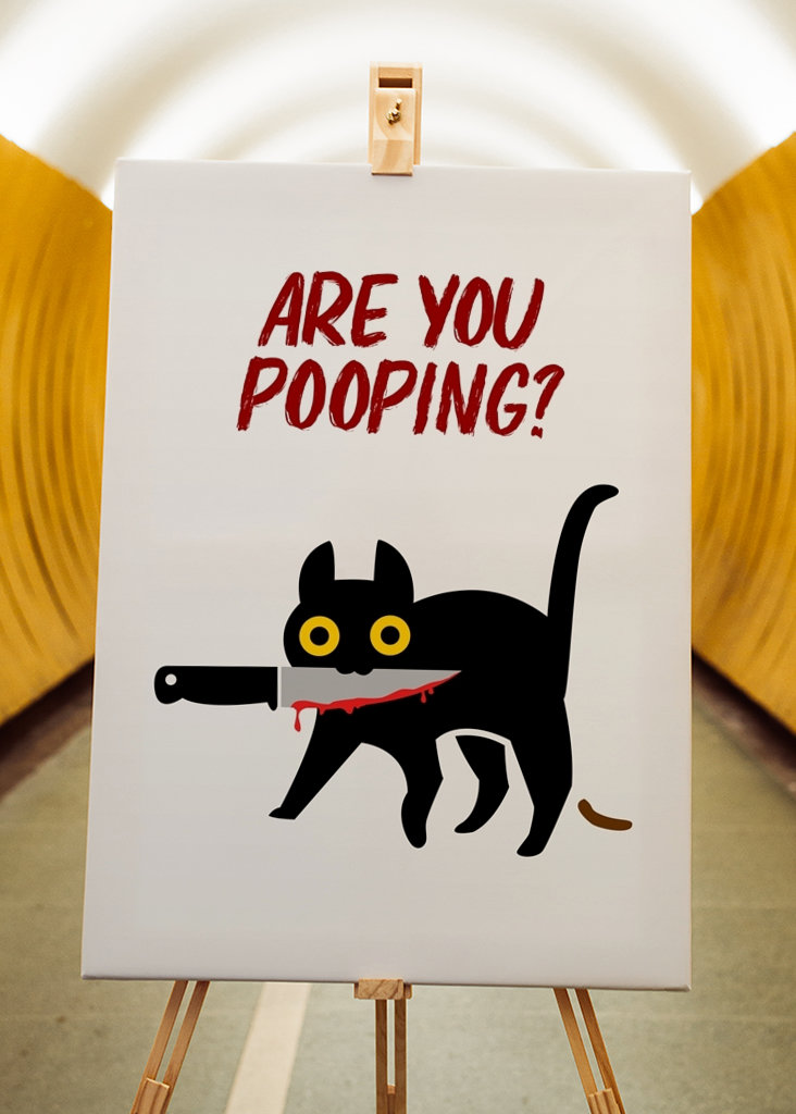 are you pooping?