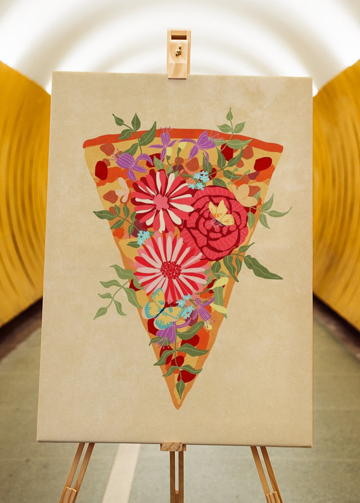A Flower Pizza, per favore!