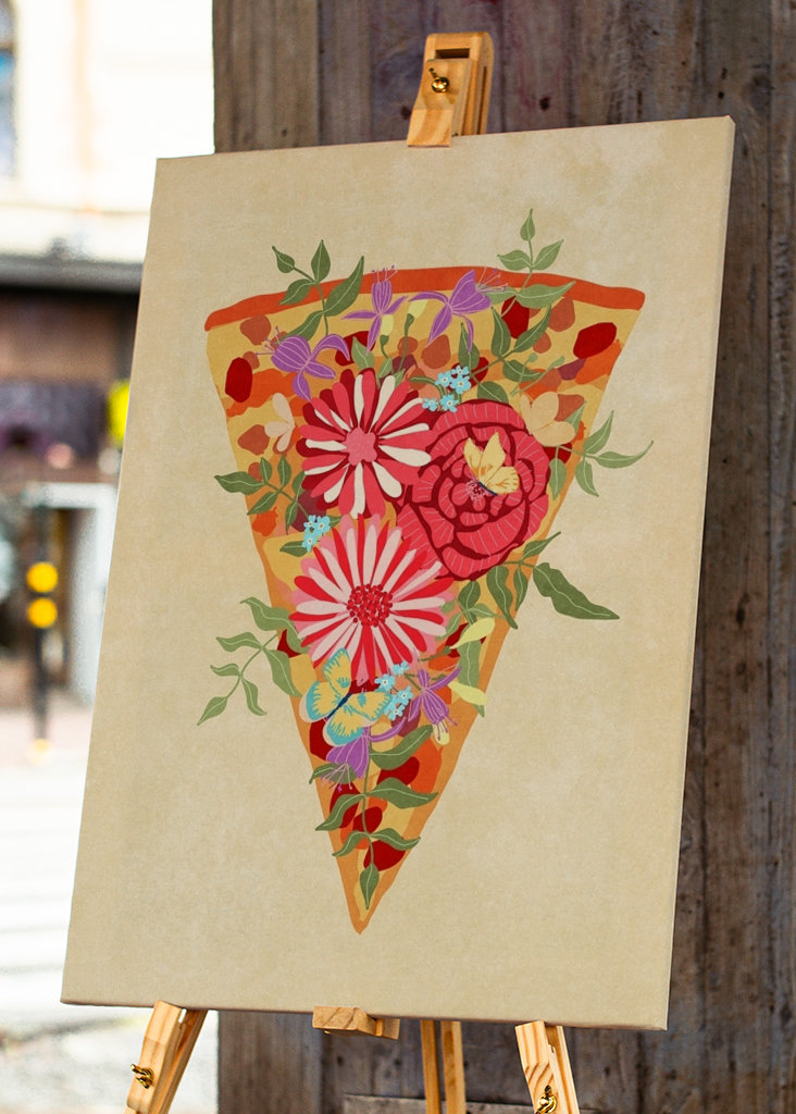A Flower Pizza, per favore!