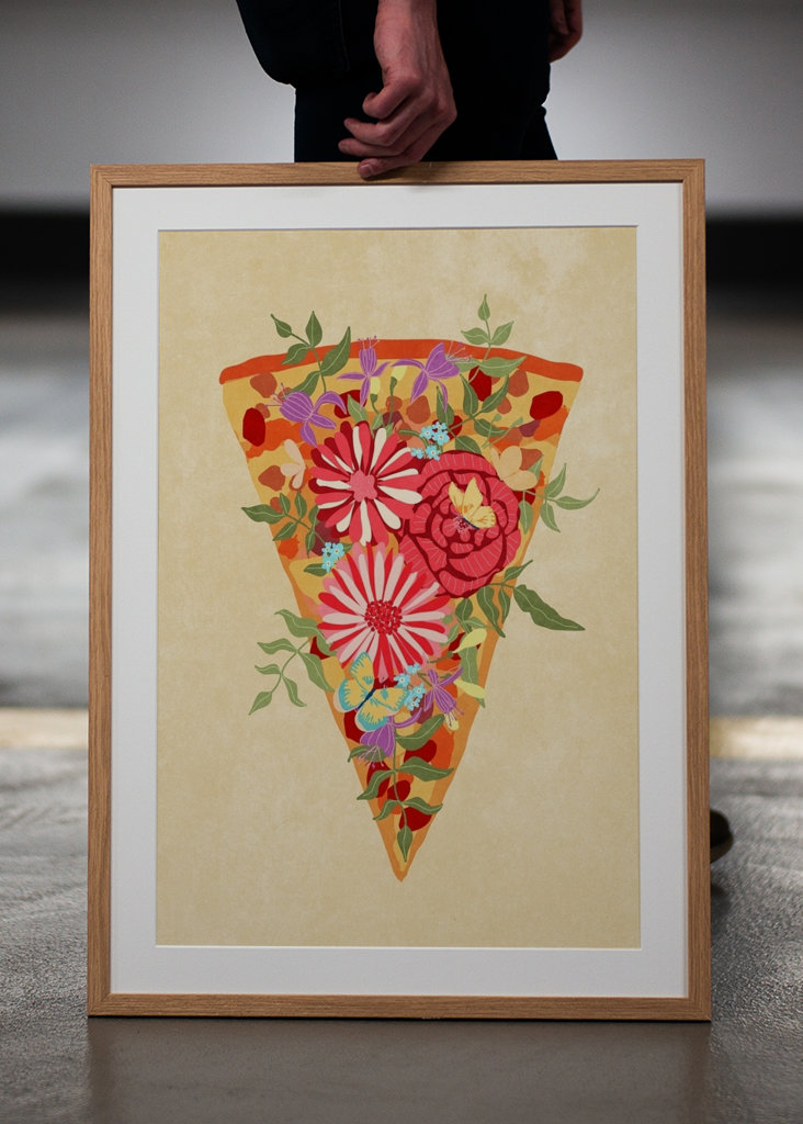 A Flower Pizza, per favore!