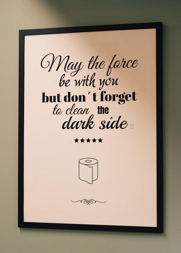 Star Wars Bathroom Sign