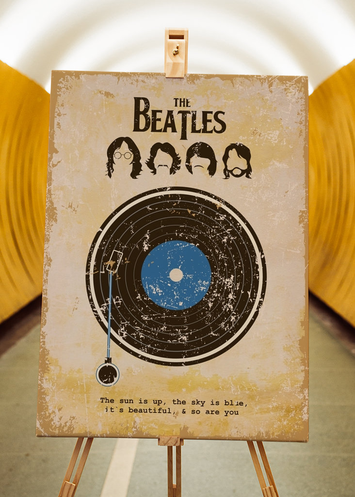 The Beatles vinyl record