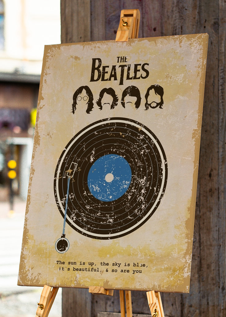 The Beatles vinyl record