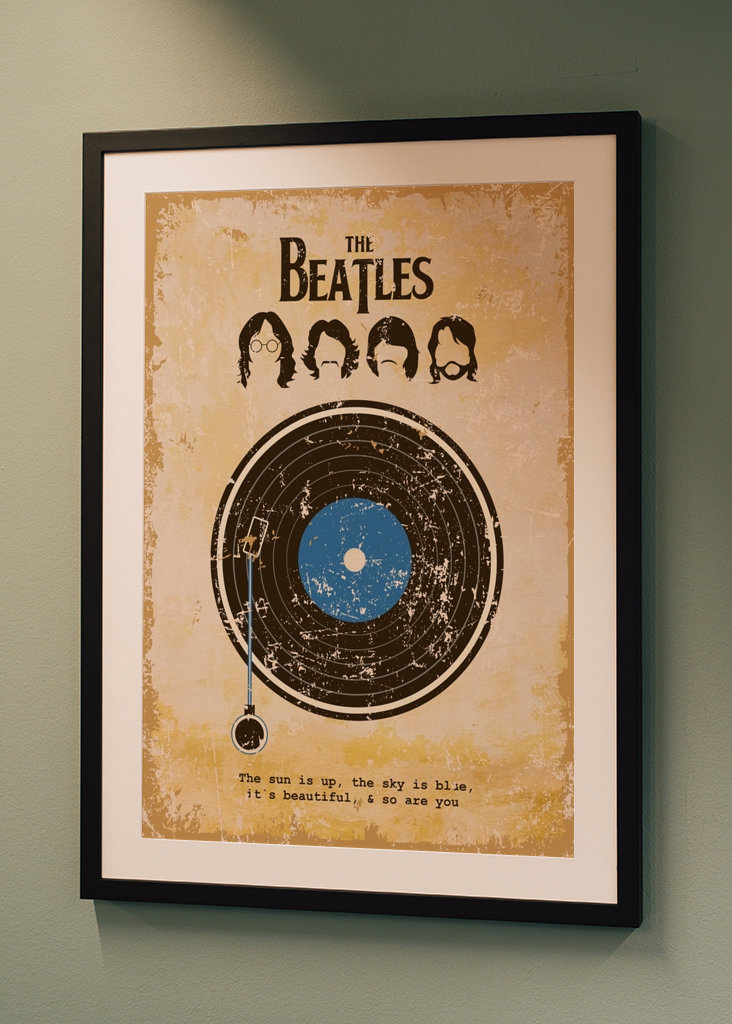 The Beatles vinyl record
